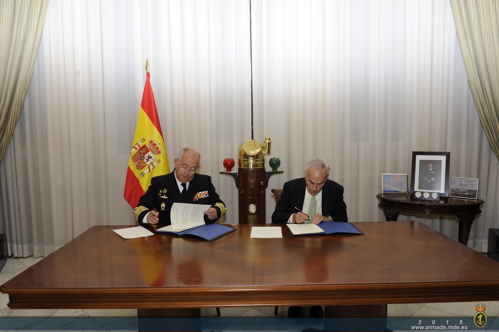 El AJEMA firmando hoy un convenio con la Fundación de Amigos del Museo del Prado
